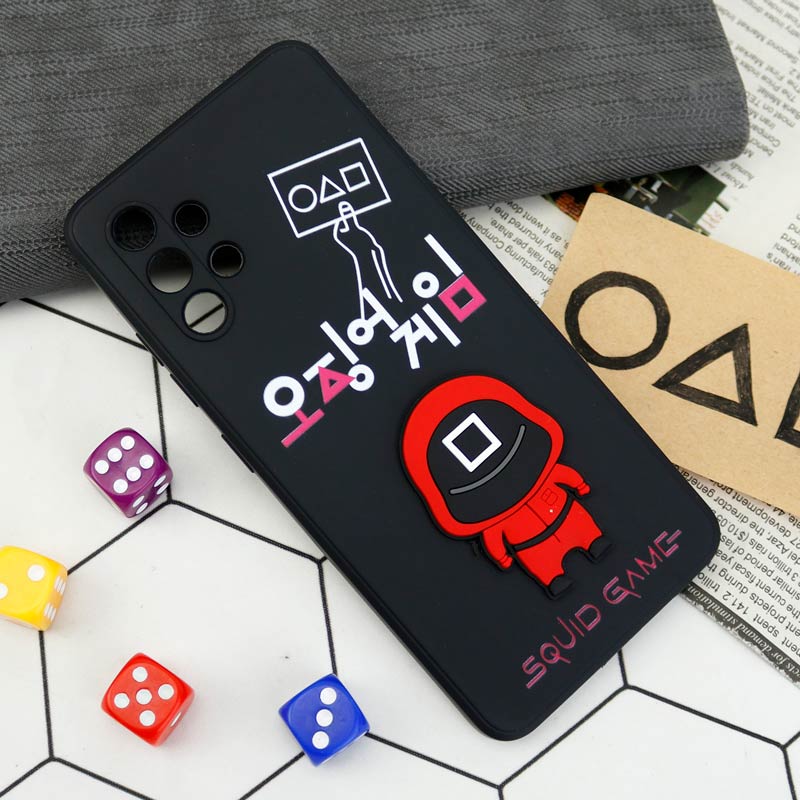 قاب سیلیکونی Squid Game محافظ لنزدار Samsung Galaxy A32 4G