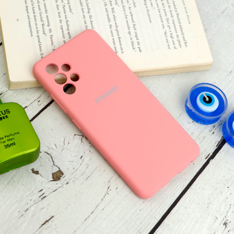 قاب سیلیکونی اصلی زیربسته سامسونگ Galaxy A32 4G محافظ لنزدار