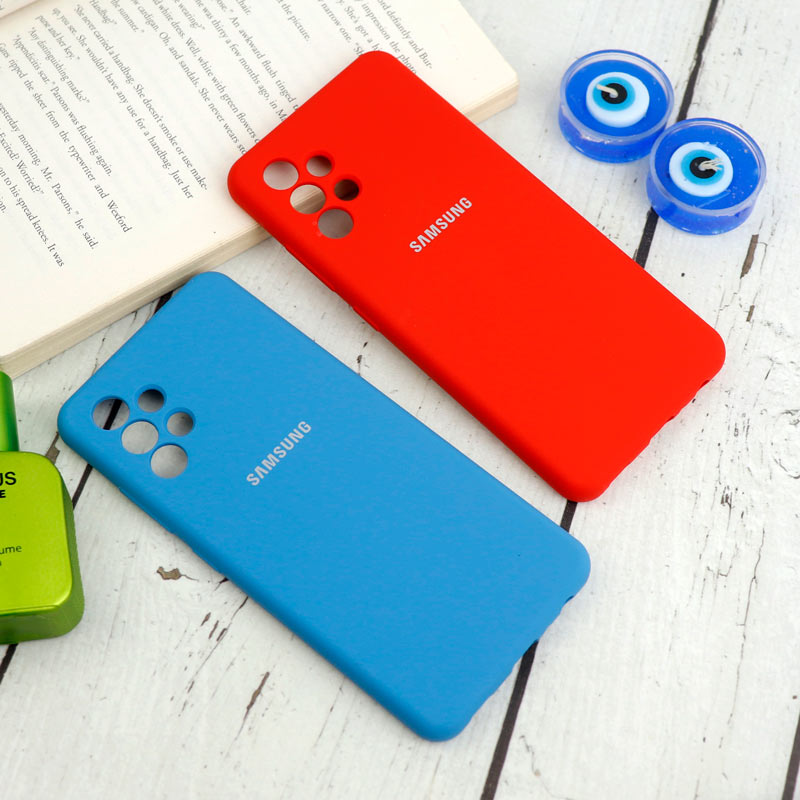 قاب سیلیکونی اصلی زیربسته سامسونگ Galaxy A32 4G محافظ لنزدار