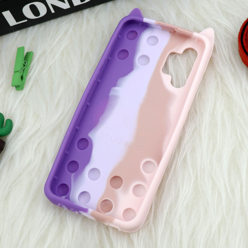 قاب اورجینال سیلیکونی آکواریومی Lucky Cat پاپیتی Samsung Galaxy A32 4G