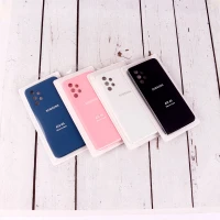 قاب سیلیکونی اصلی زیربسته سامسونگ Galaxy A32 4G محافظ لنزدار