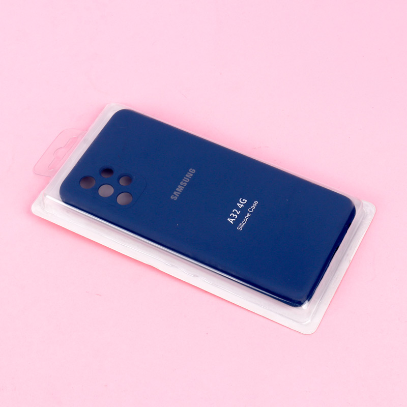 قاب سیلیکونی اصلی زیربسته سامسونگ Galaxy A32 4G محافظ لنزدار