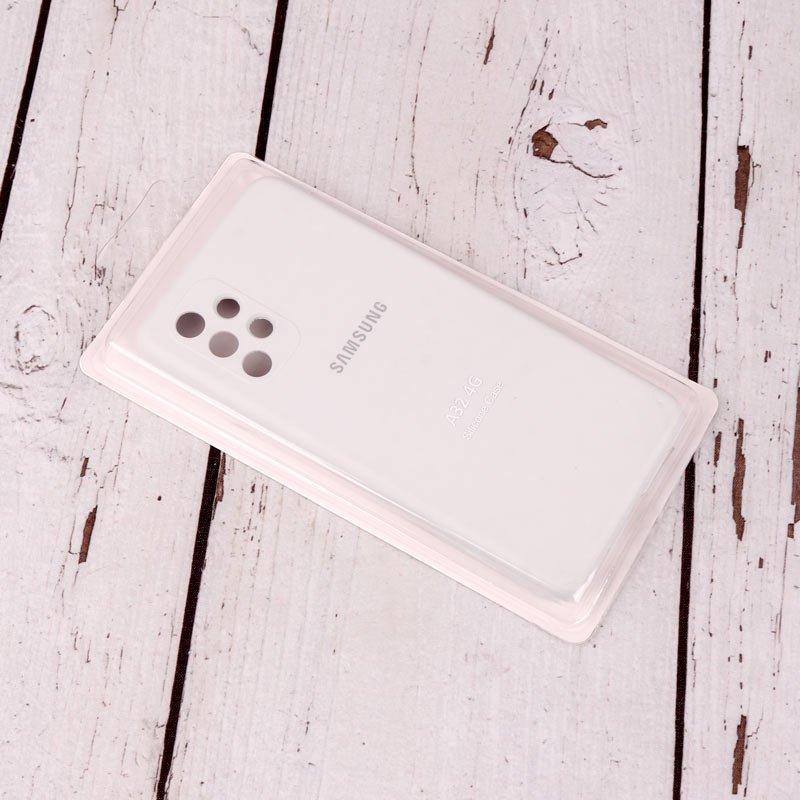 قاب سیلیکونی اصلی زیربسته سامسونگ Galaxy A32 4G محافظ لنزدار