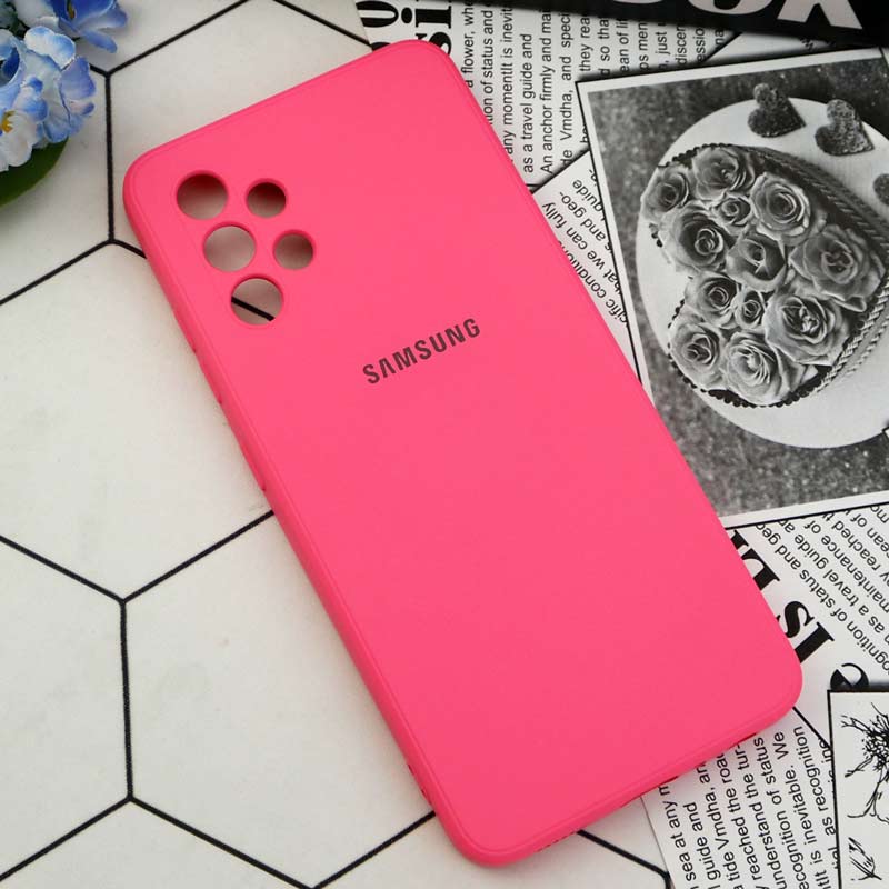 قاب سیلیکونی معمولی محافظ لنزدار Samsung Galaxy A32 4G