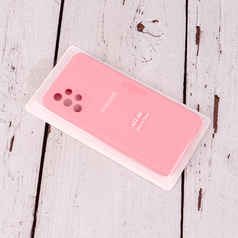 قاب سیلیکونی اصلی زیربسته سامسونگ Galaxy A32 4G محافظ لنزدار