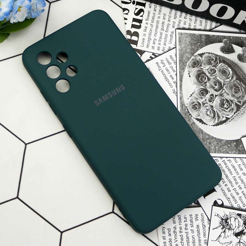 قاب سیلیکونی معمولی محافظ لنزدار Samsung Galaxy A32 4G