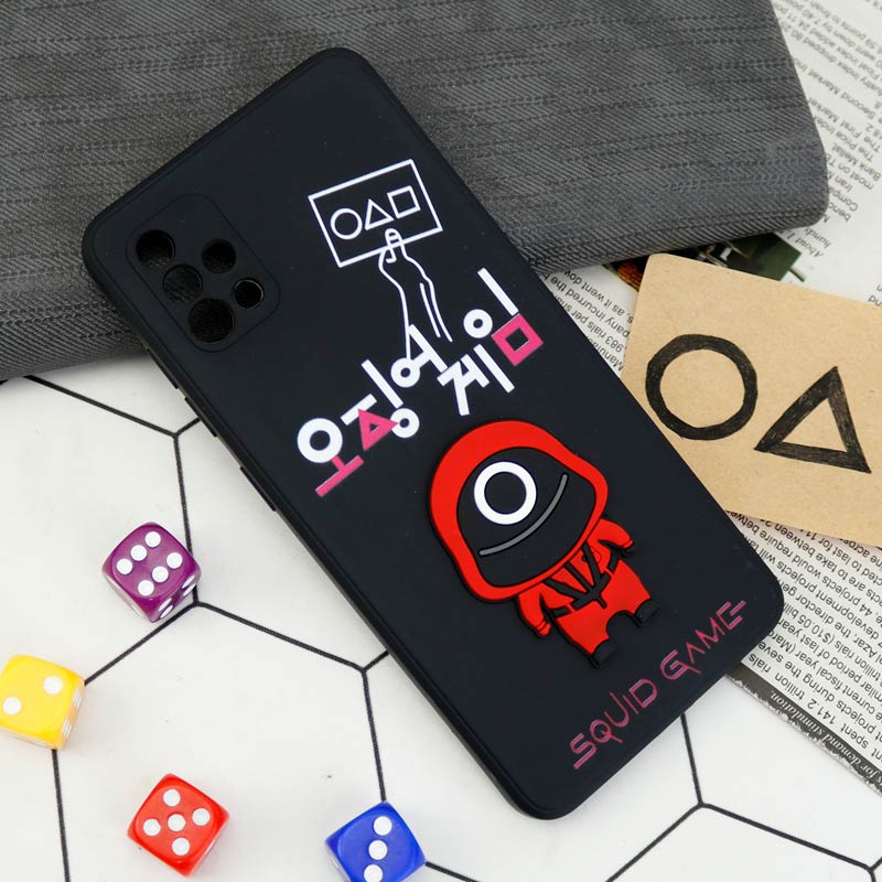 قاب سیلیکونی Squid Game محافظ لنزدار Samsung Galaxy A51