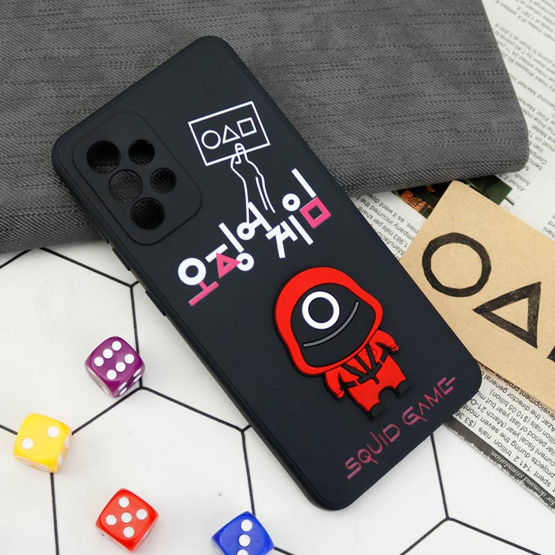 قاب سیلیکونی Squid Game محافظ لنزدار Samsung Galaxy A52 / A52s