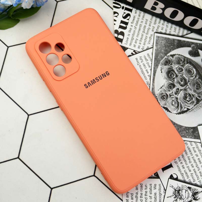 قاب سیلیکونی معمولی محافظ لنزدار Samsung Galaxy A52 / A52s