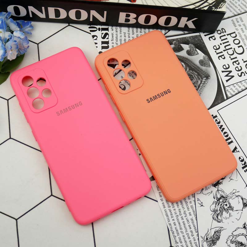 قاب سیلیکونی معمولی محافظ لنزدار Samsung Galaxy A52 / A52s