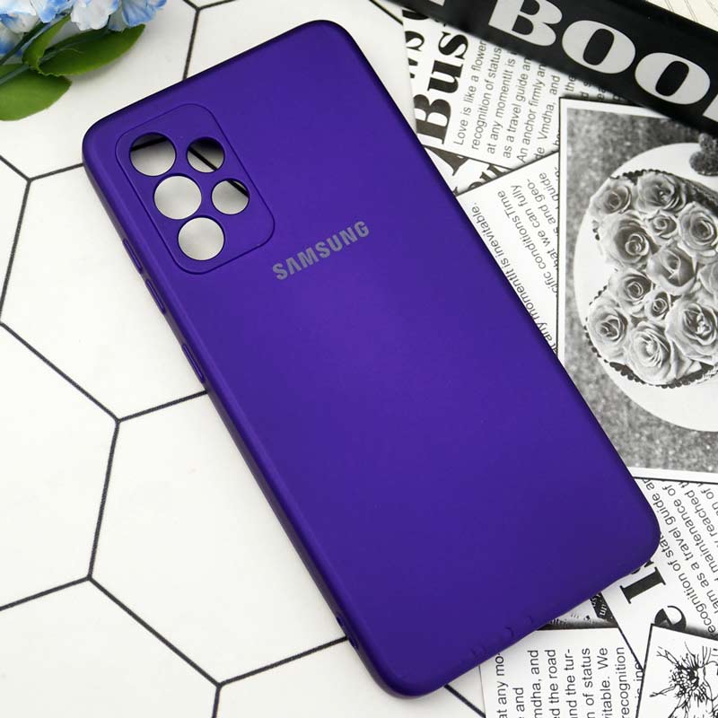 قاب سیلیکونی معمولی محافظ لنزدار Samsung Galaxy A52 / A52s