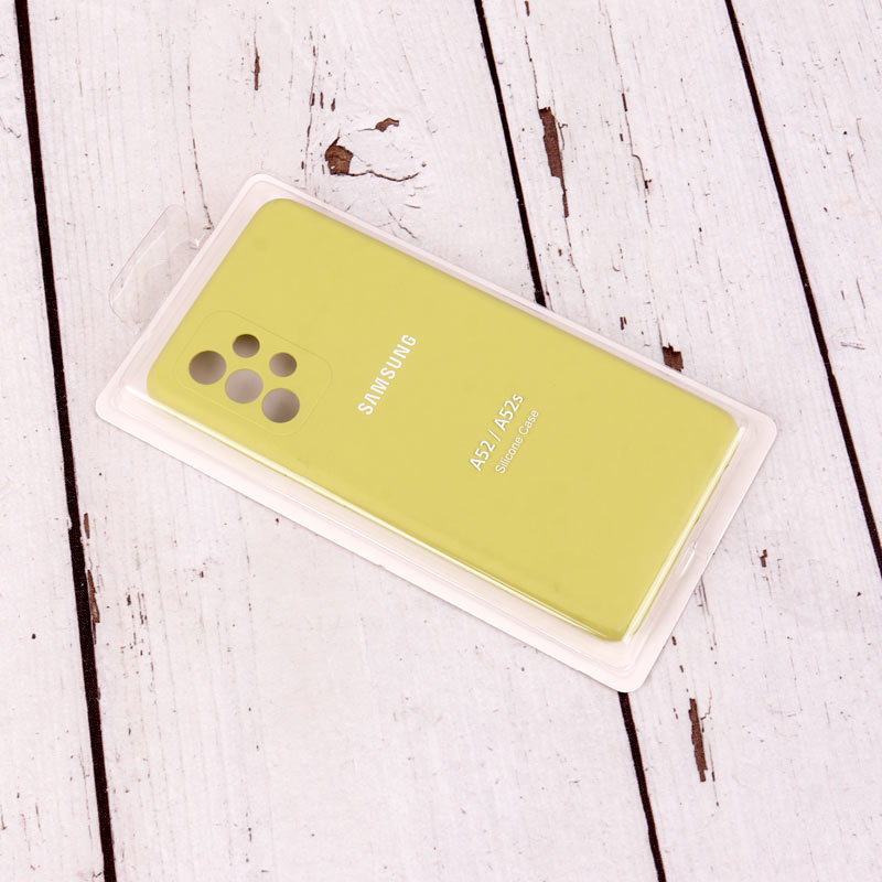 قاب سیلیکونی اصلی زیربسته سامسونگ Galaxy A52 / A52s محافظ لنزدار