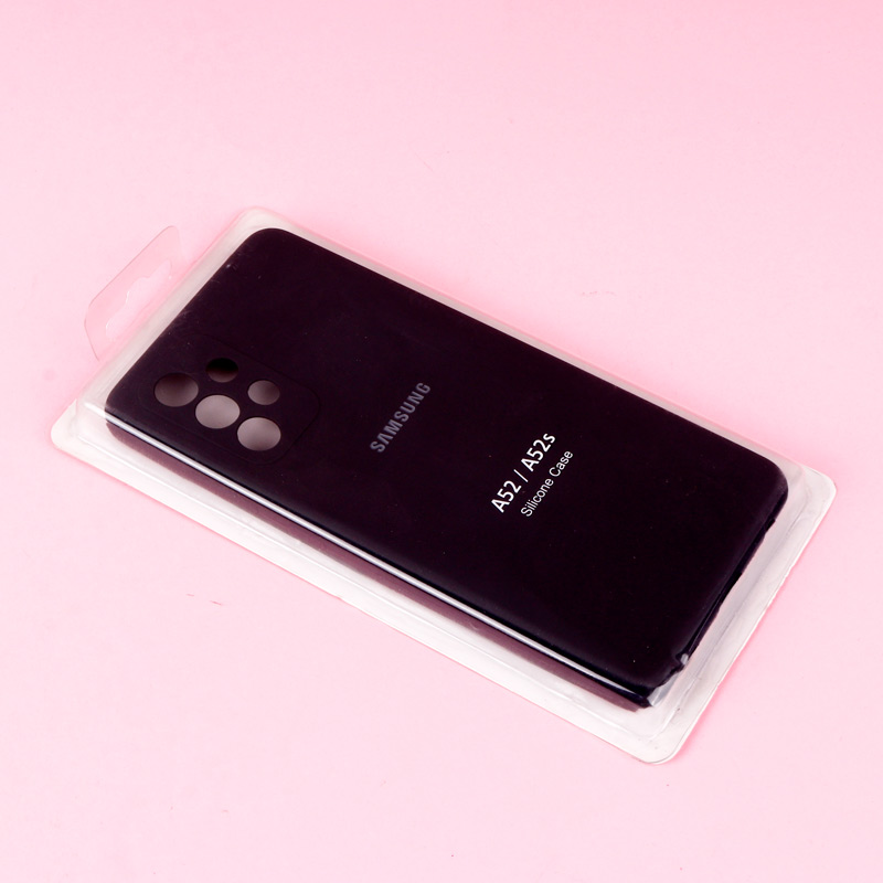 قاب سیلیکونی اصلی زیربسته سامسونگ Galaxy A52 / A52s محافظ لنزدار