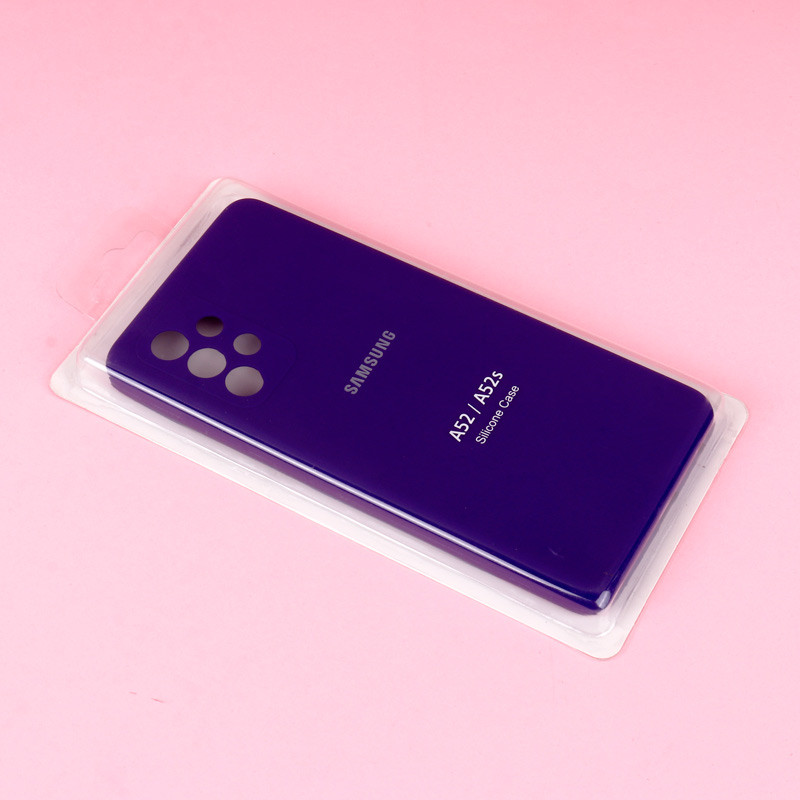 قاب سیلیکونی اصلی زیربسته سامسونگ Galaxy A52 / A52s محافظ لنزدار