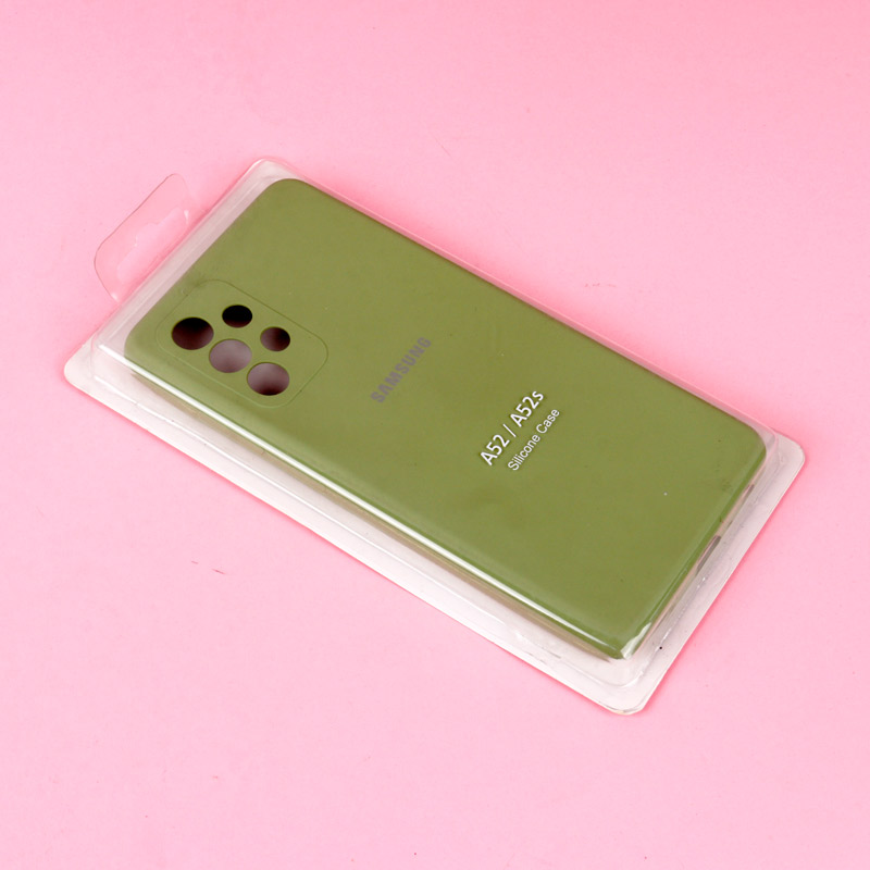قاب سیلیکونی اصلی زیربسته سامسونگ Galaxy A52 / A52s محافظ لنزدار