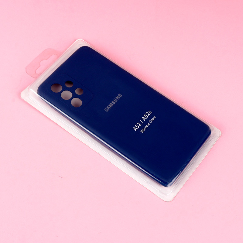 قاب سیلیکونی اصلی زیربسته سامسونگ Galaxy A52 / A52s محافظ لنزدار