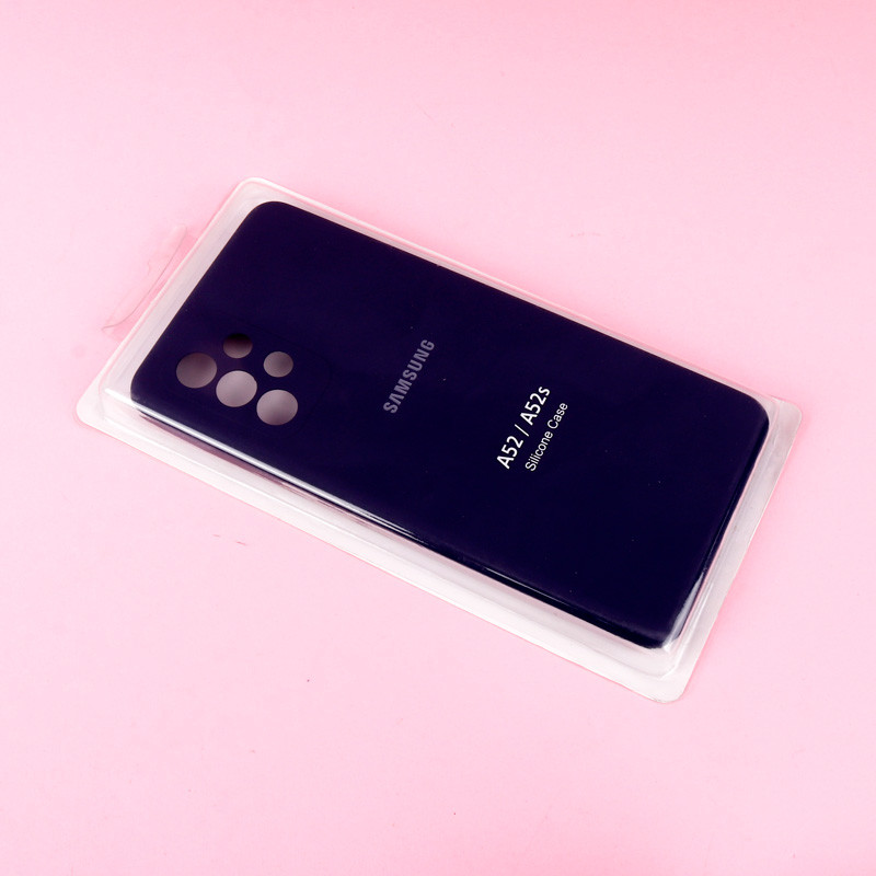 قاب سیلیکونی اصلی زیربسته سامسونگ Galaxy A52 / A52s محافظ لنزدار