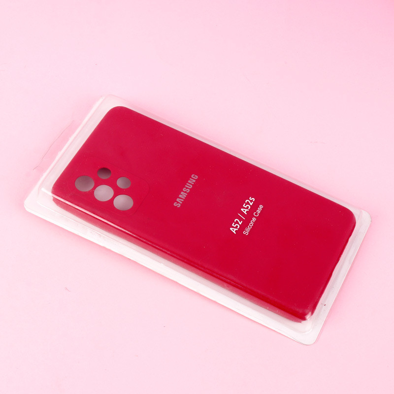 قاب سیلیکونی اصلی زیربسته سامسونگ Galaxy A52 / A52s محافظ لنزدار