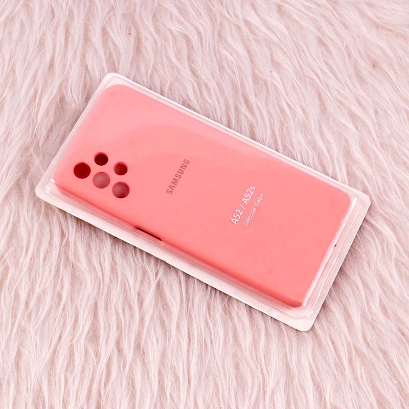 قاب سیلیکونی اصلی زیربسته سامسونگ Galaxy A52 / A52s محافظ لنزدار