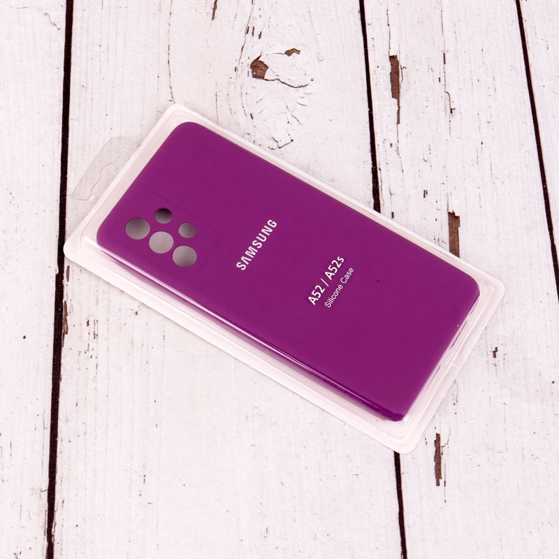 قاب سیلیکونی اصلی زیربسته سامسونگ Galaxy A52 / A52s محافظ لنزدار