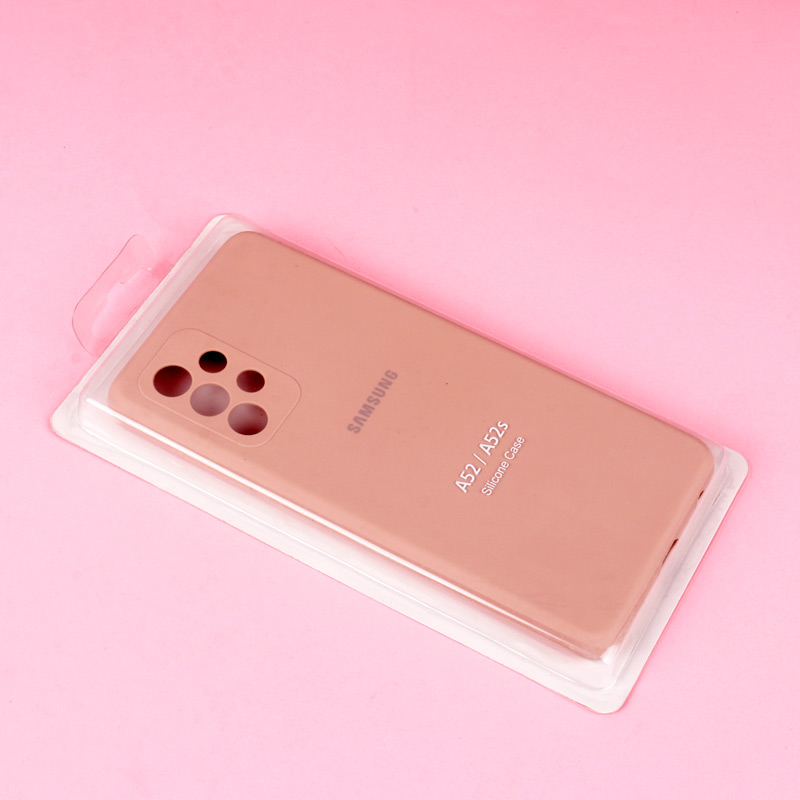 قاب سیلیکونی اصلی زیربسته سامسونگ Galaxy A52 / A52s محافظ لنزدار