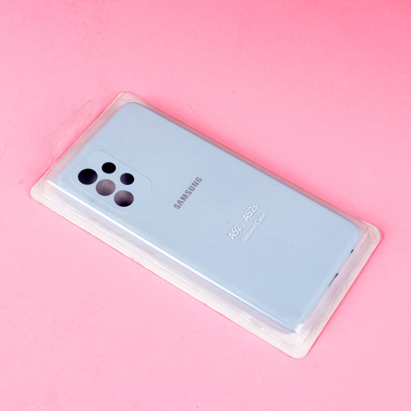 قاب سیلیکونی اصلی زیربسته سامسونگ Galaxy A52 / A52s محافظ لنزدار