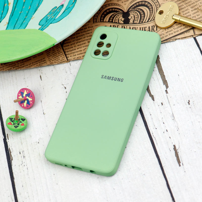 قاب سیلیکونی معمولی محافظ لنزدار Samsung Galaxy A71