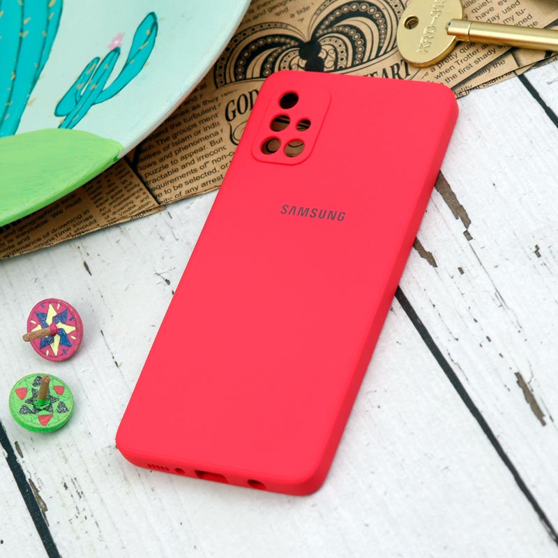 قاب سیلیکونی معمولی محافظ لنزدار Samsung Galaxy A71