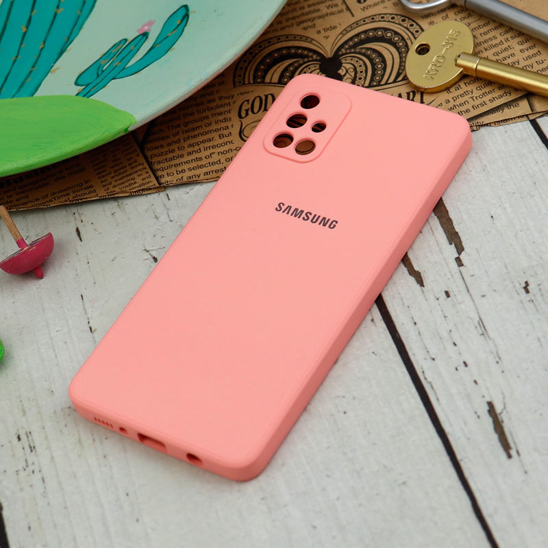 قاب سیلیکونی معمولی محافظ لنزدار Samsung Galaxy A71