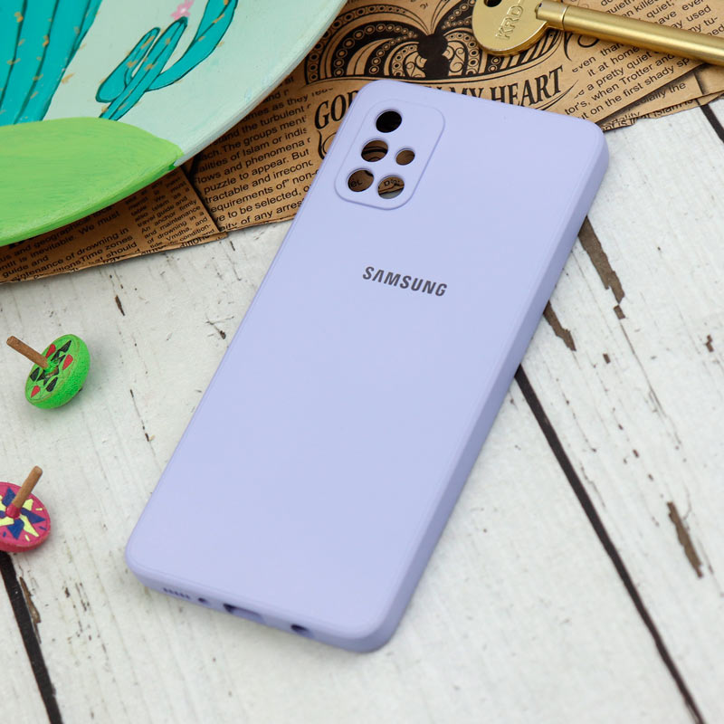 قاب سیلیکونی معمولی محافظ لنزدار Samsung Galaxy A71