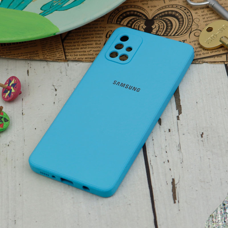 قاب سیلیکونی معمولی محافظ لنزدار Samsung Galaxy A71