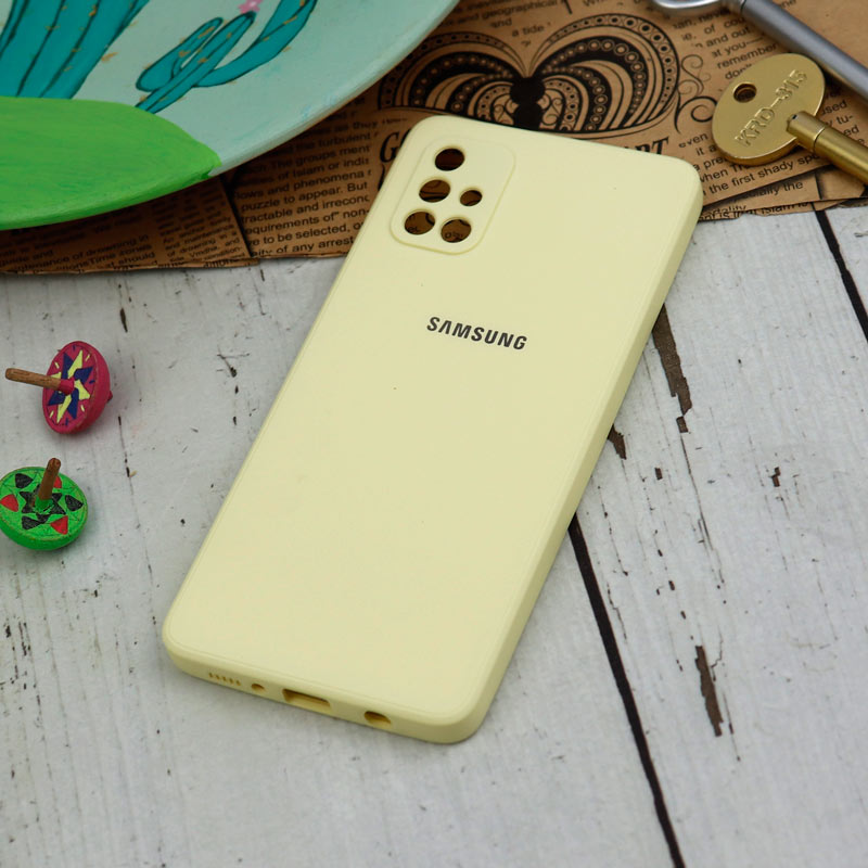 قاب سیلیکونی معمولی محافظ لنزدار Samsung Galaxy A71
