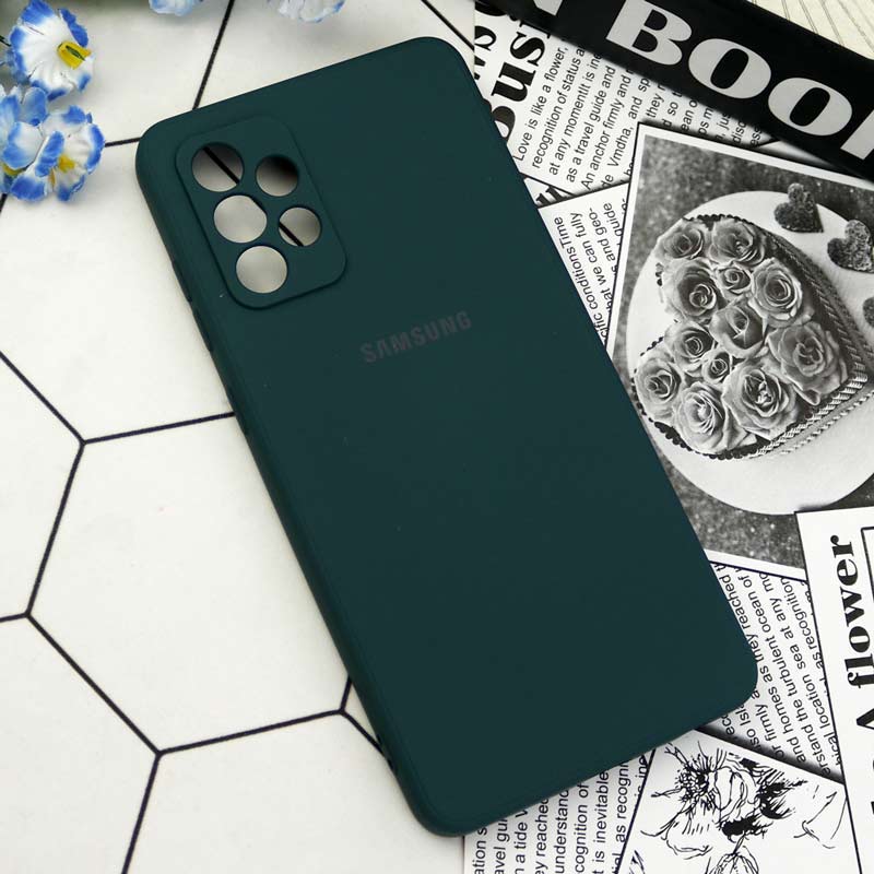 قاب سیلیکونی معمولی محافظ لنزدار Samsung Galaxy A72