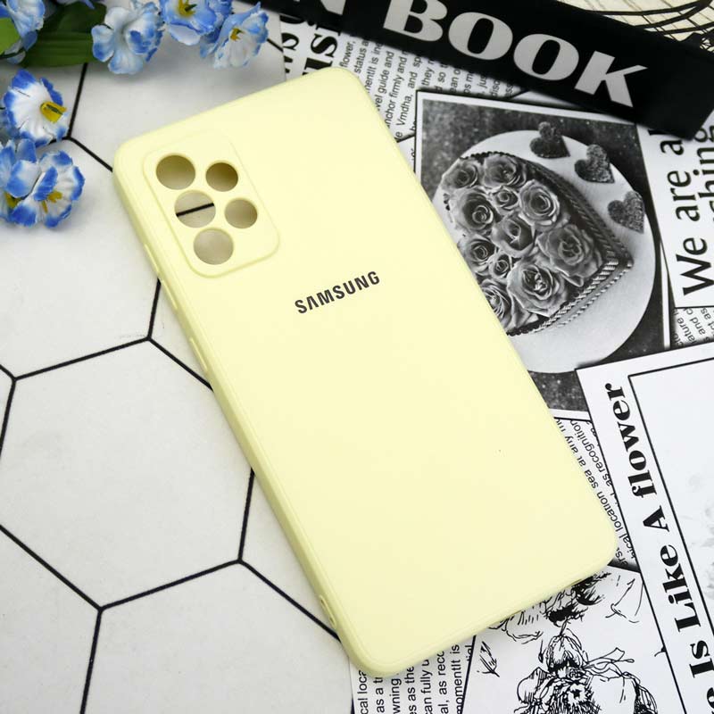 قاب سیلیکونی معمولی محافظ لنزدار Samsung Galaxy A72