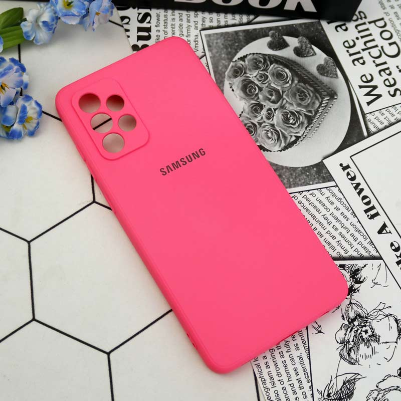 قاب سیلیکونی معمولی محافظ لنزدار Samsung Galaxy A72