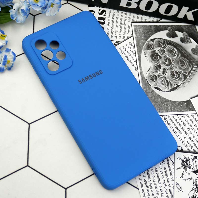 قاب سیلیکونی معمولی محافظ لنزدار Samsung Galaxy A72