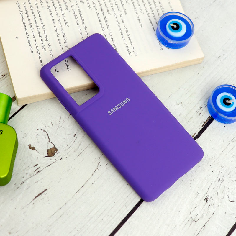 قاب سیلیکونی اصلی زیربسته سامسونگ Galaxy S21 Ultra