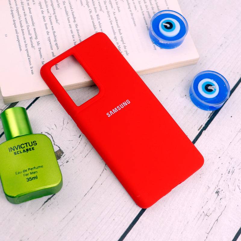 قاب سیلیکونی اصلی زیربسته سامسونگ Galaxy S21 Ultra