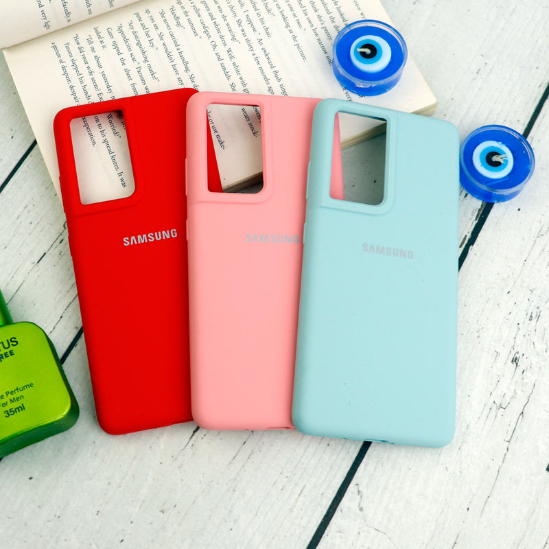قاب سیلیکونی اصلی زیربسته سامسونگ Galaxy S21 Ultra