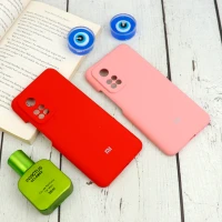 قاب سیلیکونی اصلی زیربسته شیائومی Mi 10T محافظ لنزدار
