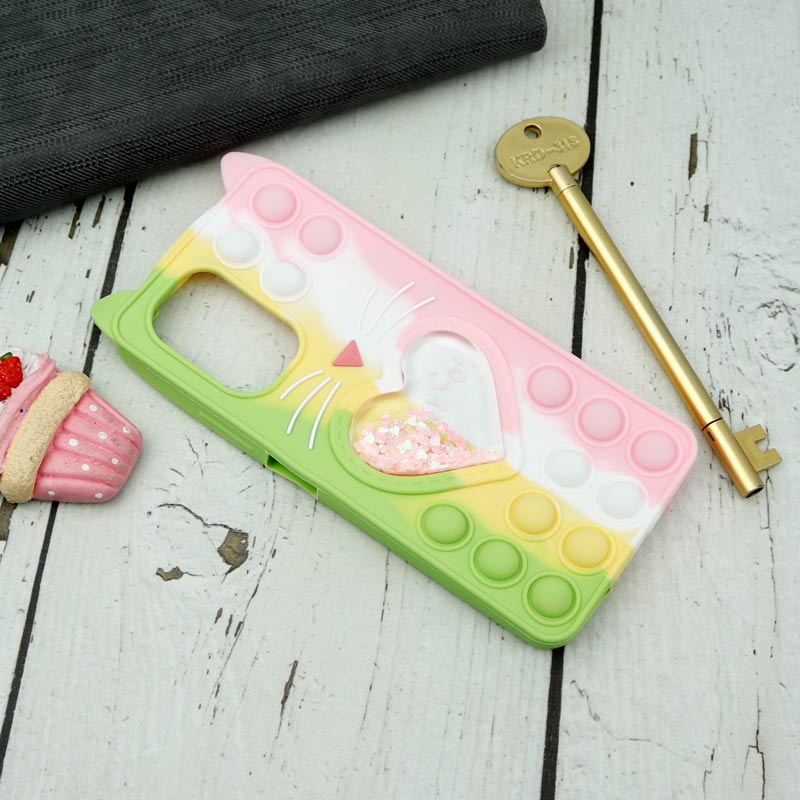 قاب اورجینال سیلیکونی آکواریومی Lucky Cat پاپیتی Xiaomi Poco F3
