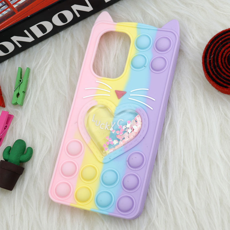قاب اورجینال سیلیکونی آکواریومی Lucky Cat پاپیتی Xiaomi Poco F3