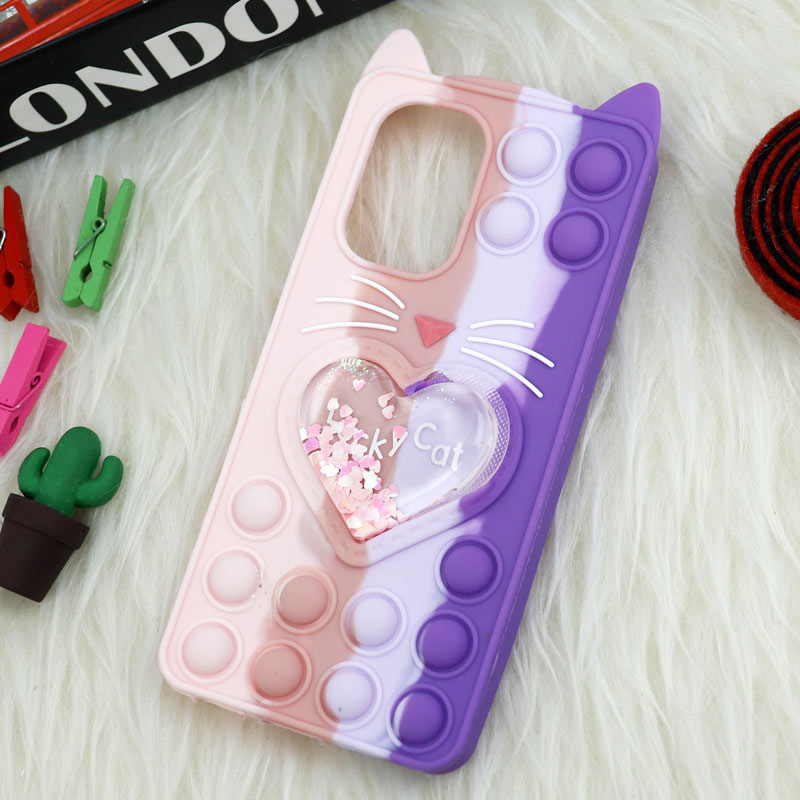 قاب اورجینال سیلیکونی آکواریومی Lucky Cat پاپیتی Xiaomi Poco F3