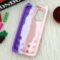 قاب اورجینال سیلیکونی آکواریومی Lucky Cat پاپیتی Xiaomi Poco F3