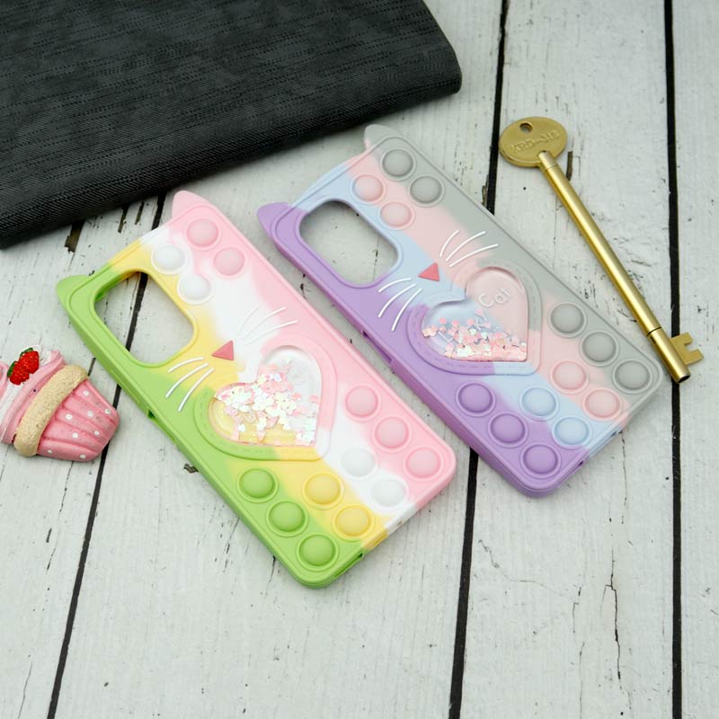 قاب اورجینال سیلیکونی آکواریومی Lucky Cat پاپیتی Xiaomi Poco F3