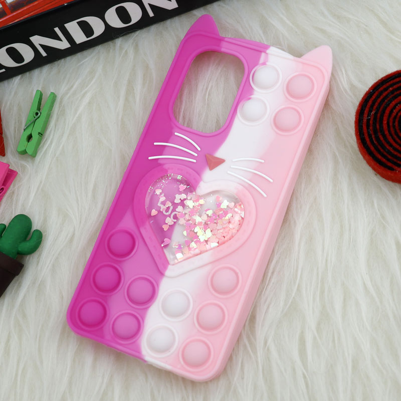 قاب اورجینال سیلیکونی آکواریومی Lucky Cat پاپیتی Xiaomi Poco F3