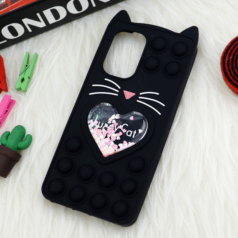 قاب اورجینال سیلیکونی آکواریومی Lucky Cat پاپیتی Xiaomi Poco F3