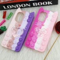 قاب اورجینال سیلیکونی آکواریومی Lucky Cat پاپیتی Xiaomi Poco F3