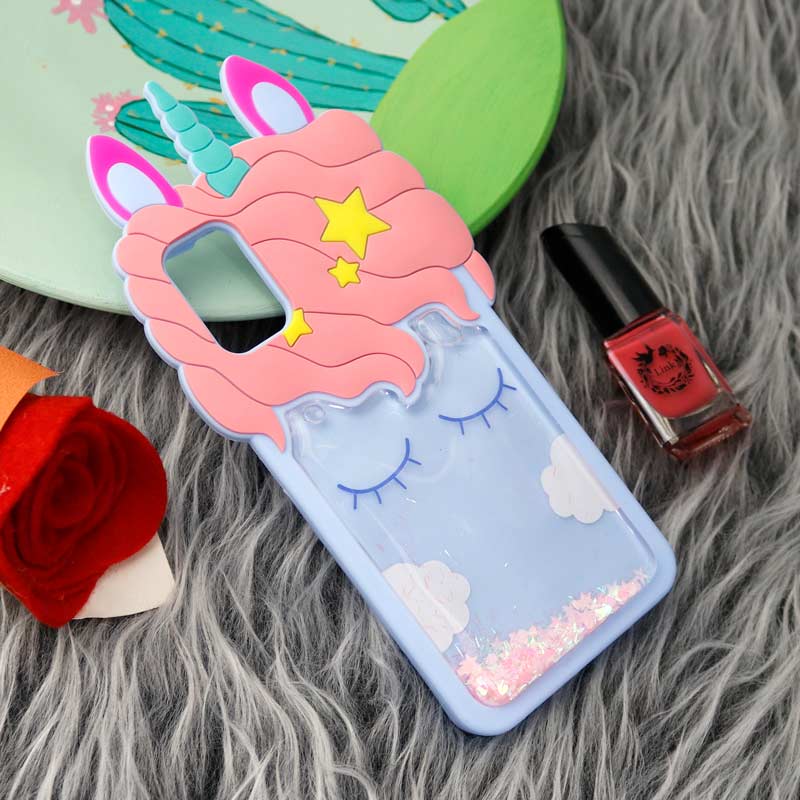 قاب سیلیکونی آکواریومی یونیکورن Xiaomi Poco M3