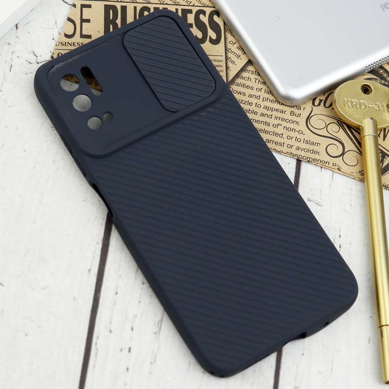 قاب سیلیکونی کبریتی محافظ لنزدار کشویی Xiaomi Poco M3 Pro